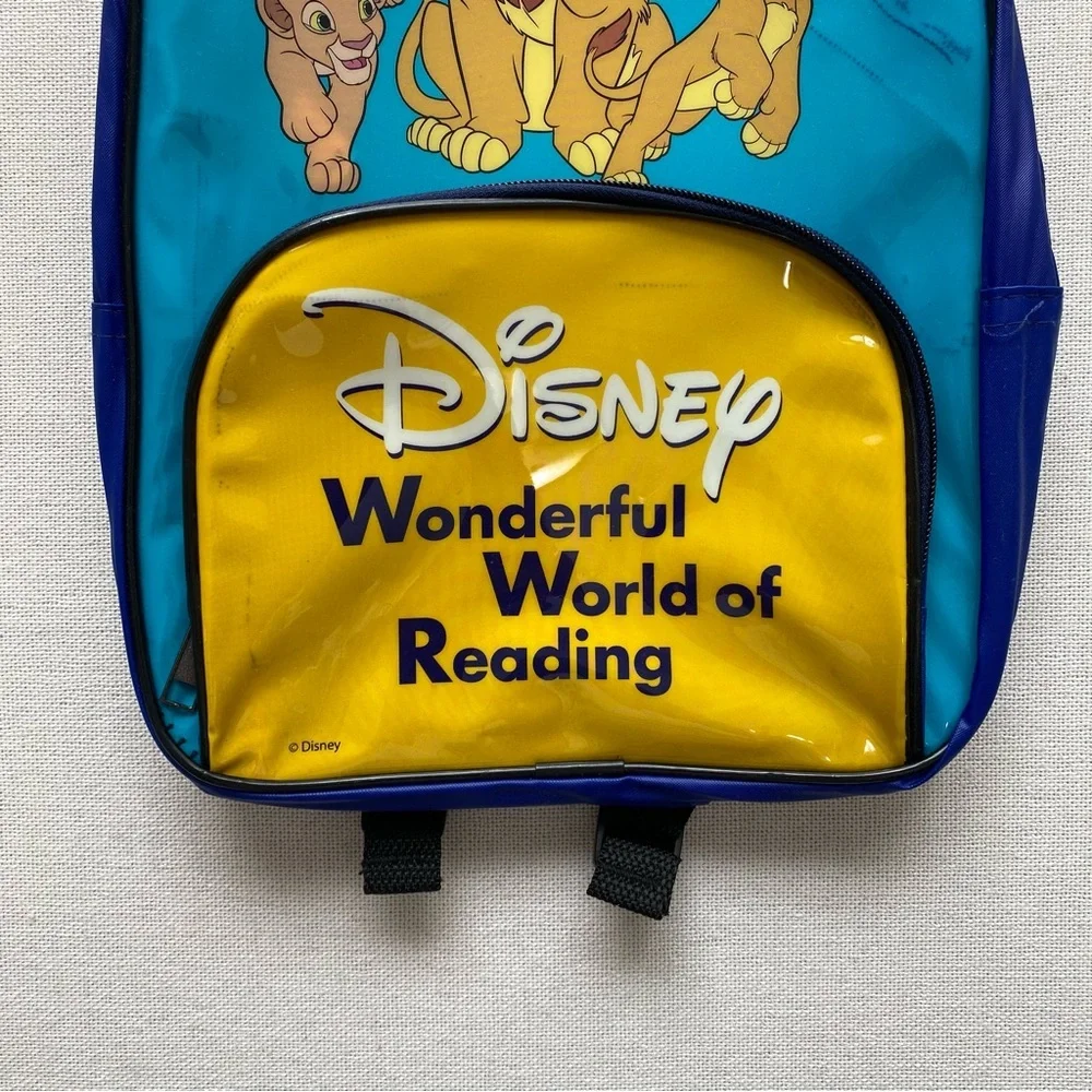 Vintage Disney Lion King Mini Backpack Wonderful World of Reading